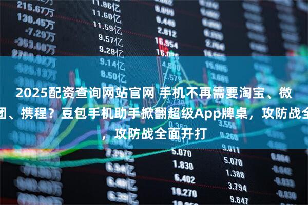 2025配资查询网站官网 手机不再需要淘宝、微信、美团、携程？豆包手机助手掀翻超级App牌桌，攻防战全面开打